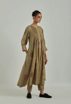 Beige Welington Wool Dress 9 Beige Welington Wool Dress -Ethereal Styles saivr007ahwoolpl3