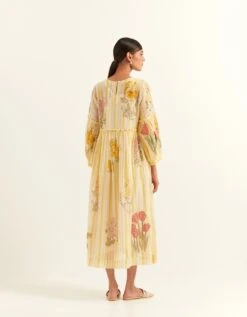 Laure Yellow Field Dress -Ethereal Styles saivr010luxgdnylb