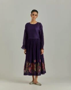 Purple Liliette Dress -Ethereal Styles saivr015aubhsepl3