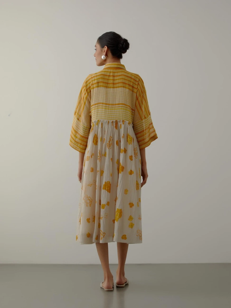 Yellow Charlette Bloom Dress 8 Yellow Charlette Bloom Dress - Image 6