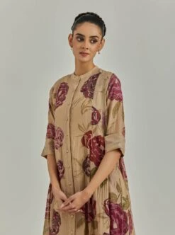 Beige Grace Panelled Dress 10 Beige Grace Panelled Dress -Ethereal Styles saivr036aubhsebg4