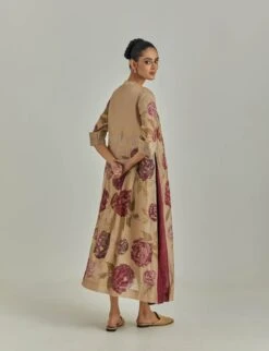 Beige Grace Panelled Dress 11 Beige Grace Panelled Dress -Ethereal Styles saivr036aubhsebgb