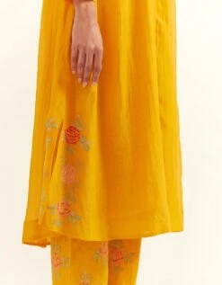 Clotilde Yellow Trellis Dress -Ethereal Styles saivr049luxgdnyl4