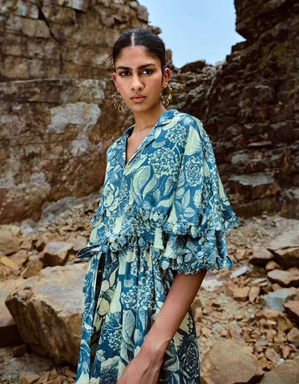 Teal Faria Dress 4 Teal Faria Dress - Image 2