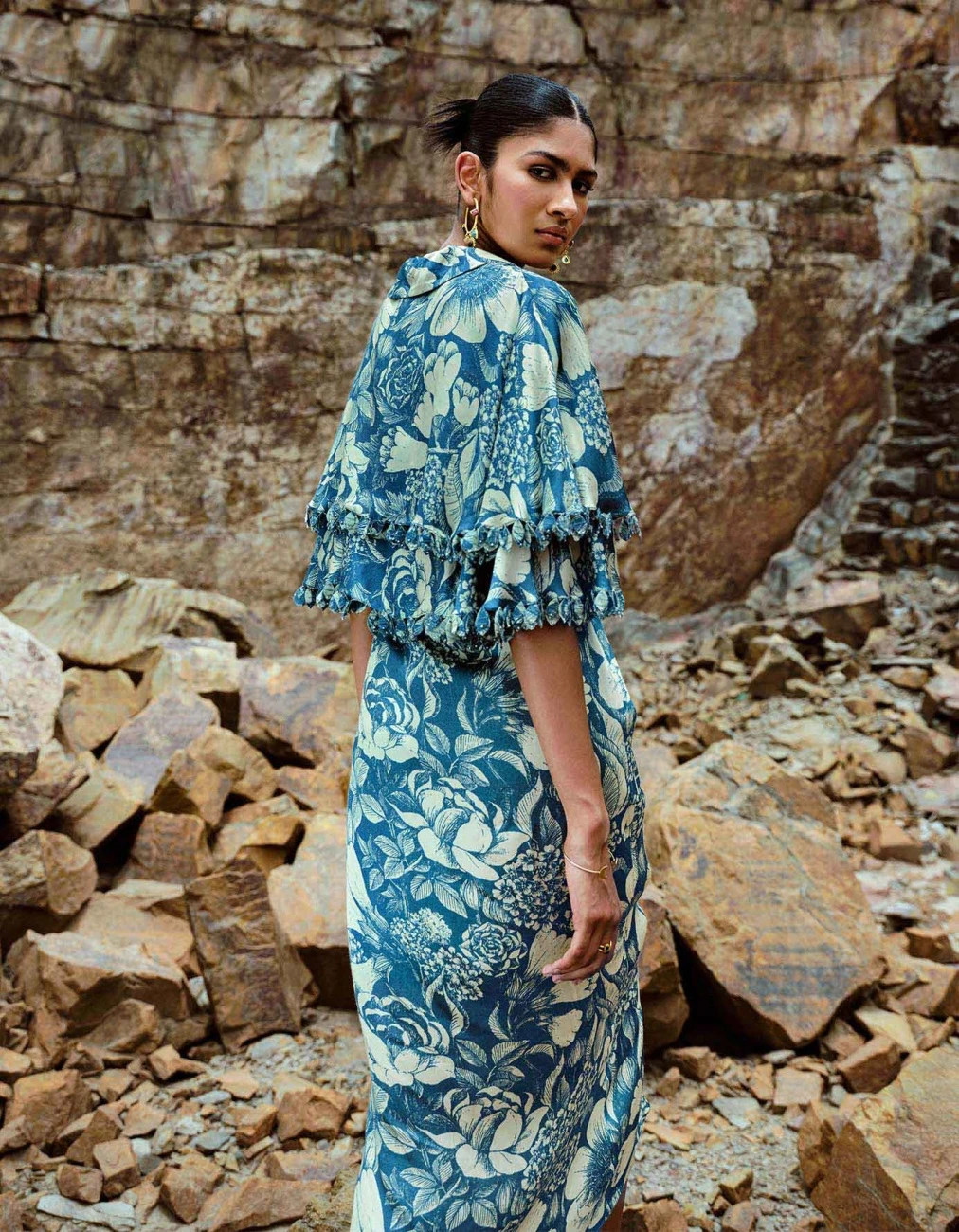 Teal Faria Dress 5 Teal Faria Dress - Image 3