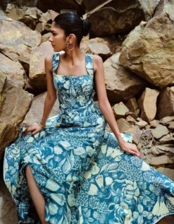 Teal Hazel Dress -Ethereal Styles sbpr213 1