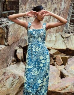 Teal Hazel Dress -Ethereal Styles sbpr21b 1