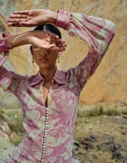 Rose Pink Roselia Dress -Ethereal Styles sbpr22b 1