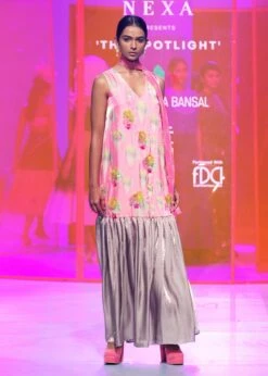 Embellished Flounce Dress With Tier -Ethereal Styles sbsh009b