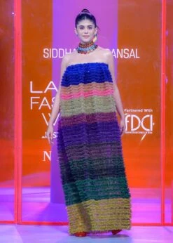 Ribbon Embroidery Off Shouler Dress -Ethereal Styles sbsh0252