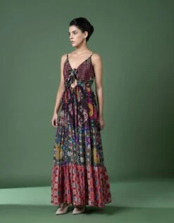Sylvan Print Tier Dress -Ethereal Styles sbtsl0272