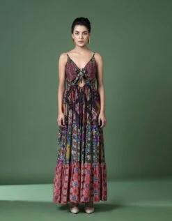 Sylvan Print Tier Dress -Ethereal Styles sbtsl0273