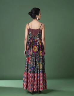 Sylvan Print Tier Dress -Ethereal Styles sbtsl027b