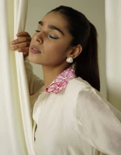 Ivory Tie - Up Midi Dress -Ethereal Styles sk5302