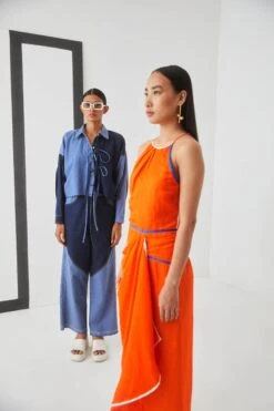 Lucy Skater Linen Dress -Ethereal Styles srf0143