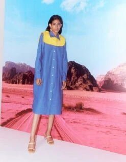 Nero Nero Denim Shirt Dress -Ethereal Styles srt0403