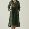Green Gulzaar Dress -Ethereal Styles ss2302c1
