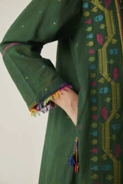 Green Gulzaar Dress -Ethereal Styles ss2302c3