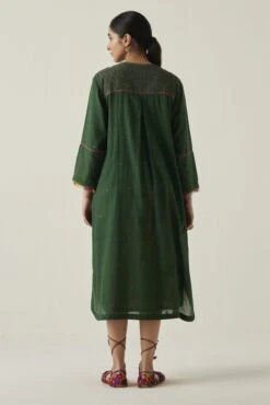 Green Gulzaar Dress -Ethereal Styles ss2302cb