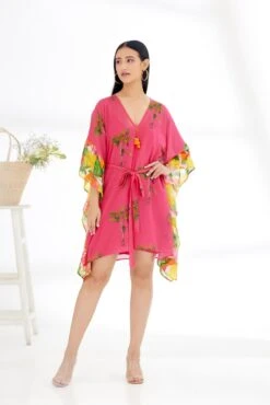 Fuschia Banana Tree Kaftan Dress 12 Fuschia Banana Tree Kaftan Dress -Ethereal Styles ss23nk75a3
