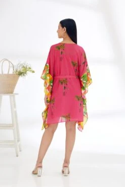 Fuschia Banana Tree Kaftan Dress 17 Fuschia Banana Tree Kaftan Dress -Ethereal Styles ss23nk75ab