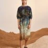 Underwater Shaft Dress -Ethereal Styles ss23shfdunw1