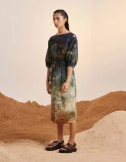 Underwater Shaft Dress -Ethereal Styles ss23shfdunw2