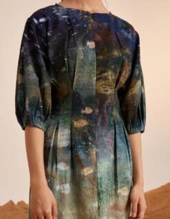 Underwater Shaft Dress -Ethereal Styles ss23shfdunw3