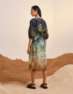 Underwater Shaft Dress -Ethereal Styles ss23shfdunwb