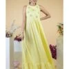Charming Yellow Kani Art Maxi Dress -Ethereal Styles tt238drlc041