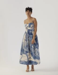 White Morni Brallette Dress -Ethereal Styles yambb082