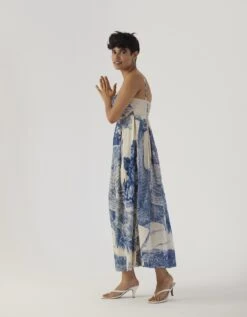 White Morni Brallette Dress -Ethereal Styles yambb083