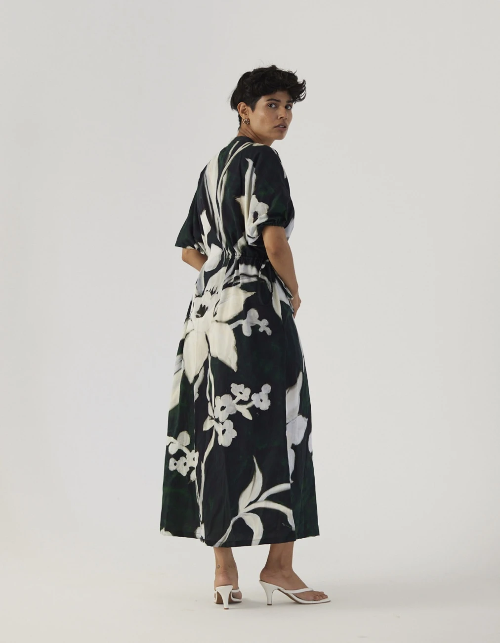 Chicory Black Side Tie Up Dress 7 Chicory Black Side Tie Up Dress - Image 5