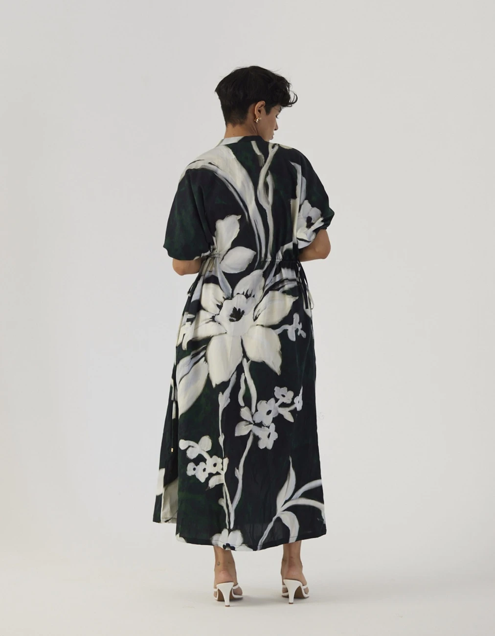 Chicory Black Side Tie Up Dress 9 Chicory Black Side Tie Up Dress - Image 7