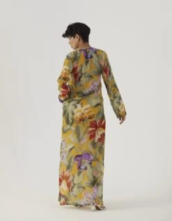 Allora Yellow Lei Lani Dress -Ethereal Styles yambb32b