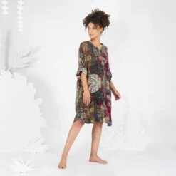 Multi Color Claire Dress -Ethereal Styles yavi685 b