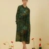 Dark Green Kane Dress -Ethereal Styles yc12d57darkgreen1