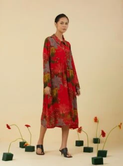 Red Paul Dress -Ethereal Styles yc12d57red2