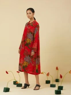 Red Paul Dress -Ethereal Styles yc12d57red3