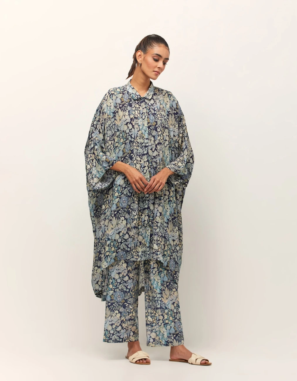 Gisa Dress In Moss Crepe 5 Gisa Dress In Moss Crepe - Image 3