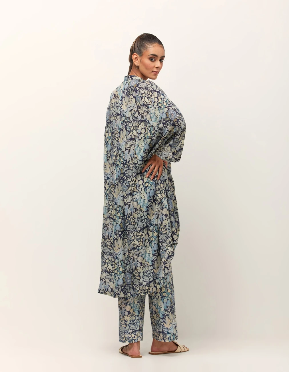 Gisa Dress In Moss Crepe 7 Gisa Dress In Moss Crepe - Image 5